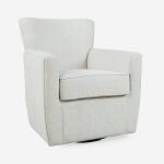 Harper Swivel Accent Chair- Cloud - Image 2
