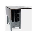 Asbury Park Storage Counter Dropleaf Grey