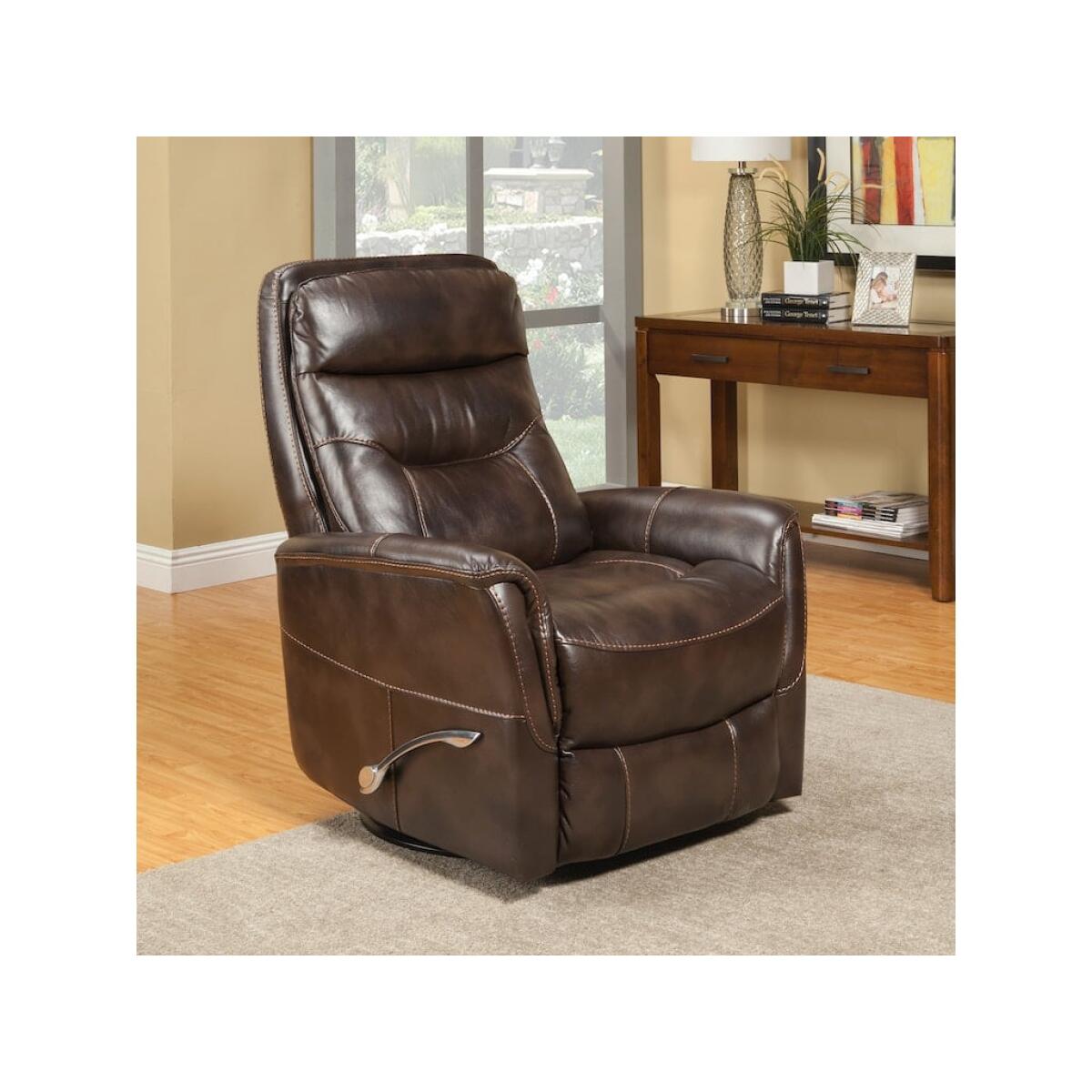 Gemini – Truffle Manual Swivel Glider Recliner Gemini - Truffle Manual Swivel Glider Recliner - Image 1