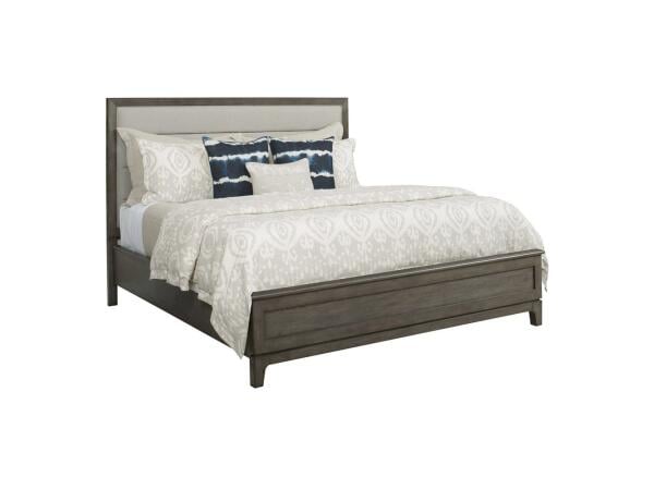 Cascade Queen Ross Upholstered Panel Bed Beds La-Z-Boy
