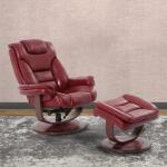 Reclining Swivel Chair and Ottoman