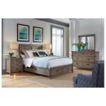 Foundry Panel King Bed With Storage Footboard - Complete - Image 2