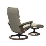 Stressless® Admiral (L) Signature Base Recliner with Ottoman - Image 4