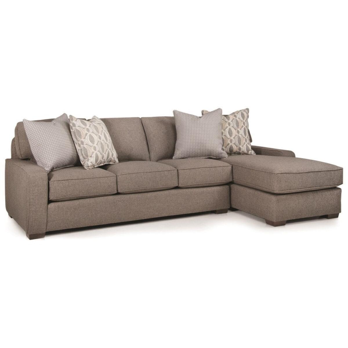 Smith Brothers Build Your Own (8000 Series) Casual 4 Seat Sectional with Right Chaise Smith Brothers Build Your Own (8000 Series) Casual 4 Seat Sectional with Right Chaise - Image 1