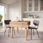 Owen Upholstered Chair- Brown - Image 3