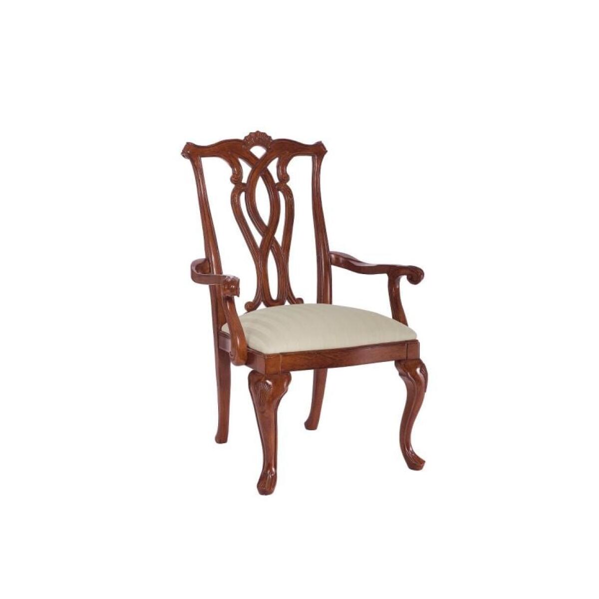Cherry Grove Pierced Back Arm Chair Cherry Grove Pierced Back Arm Chair - Image 1