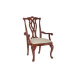 Cherry Grove Pierced Back Arm Chair
