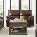 Vail Burnt Sienna Power Loveseat - Image 2