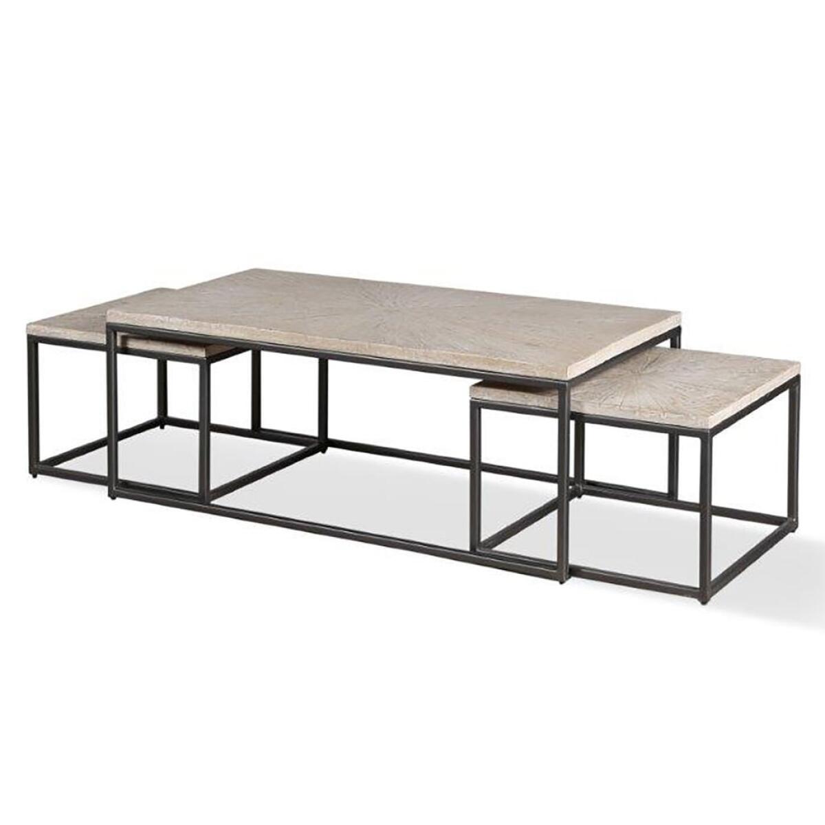 Crossings Monaco Rectangular Nesting Cocktail Table Crossings Monaco Rectangular Nesting Cocktail Table - Image 1