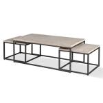 Crossings Monaco Rectangular Nesting Cocktail Table