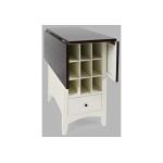 Asbury Park Storage Counter Dropleaf White - Image 3