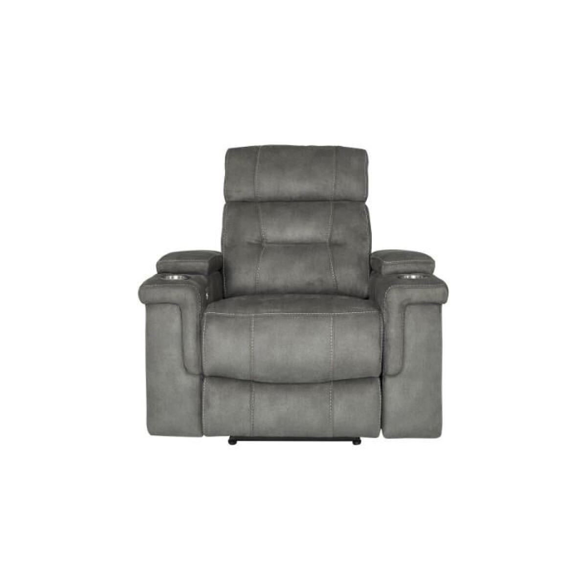 Diesel-Cobra Gray Power Recliner Diesel-Cobra Gray Power Recliner - Image 1