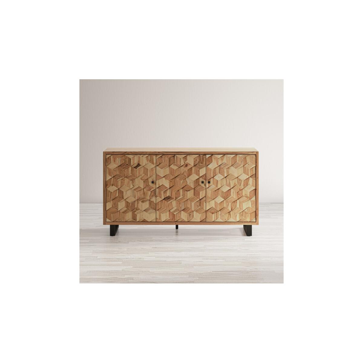 Geometrix 3-Door Accent Cabinet Geometrix 3-Door Accent Cabinet - Image 1