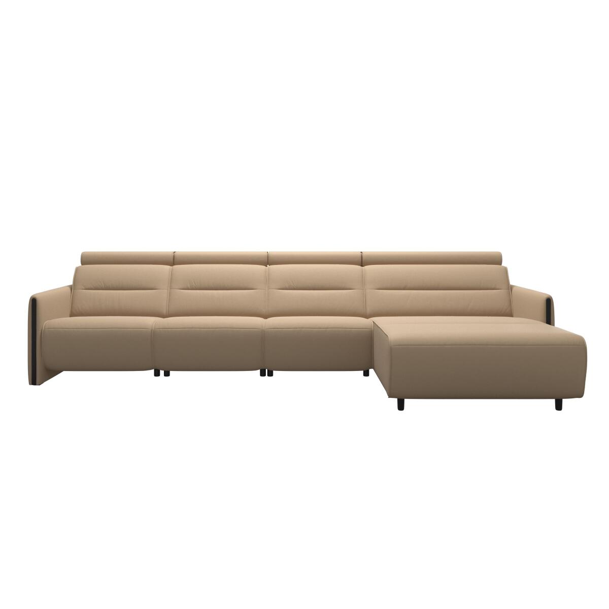 9c6fa66bff1f66a26c06cda3f8e30bd6 Stressless® Emily Wood 3 seater Power left with Long Seat (L) - Image 1