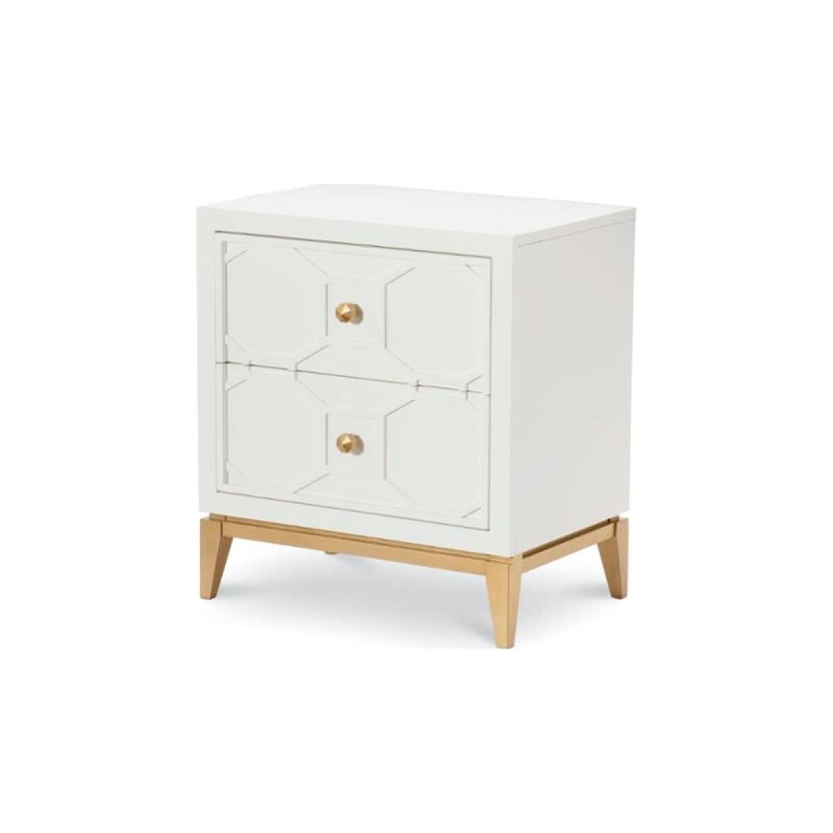 Chelsea Night Stand With Decorative Lattice Chelsea Night Stand With Decorative Lattice - Image 1