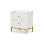 Chelsea Night Stand With Decorative Lattice