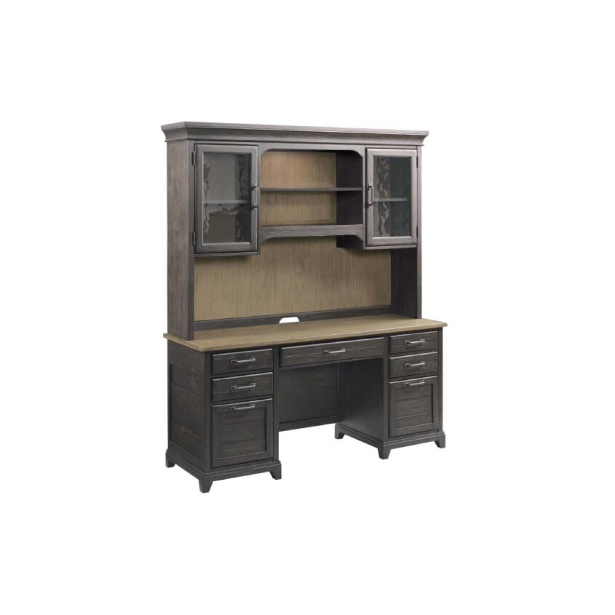 Plank Road Farmstead Executive Credenza/Hutch – Complete Plank Road Farmstead Executive Credenza/Hutch – Complete - Image 1