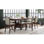 Manchester 7 Piece Counter Table And Chair Set Warm Dark Finish
