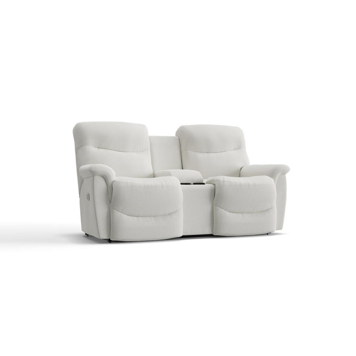 James Power Reclining Loveseat w/ Headrest, Lumbar & Console James Power Reclining Loveseat w/ Headrest, Lumbar & Console - Image 1