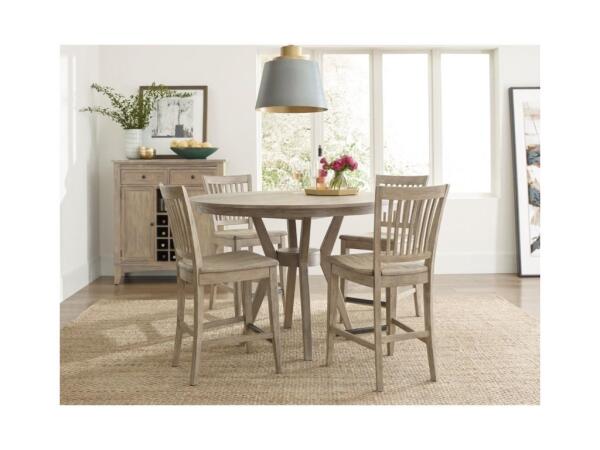 The Nook Counter Height Slat Back Chair - Image 2