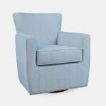 Harper Swivel Accent Chair- Sky - Image 2