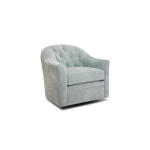 Button Tufted Swivel Glider Chair - Image 2