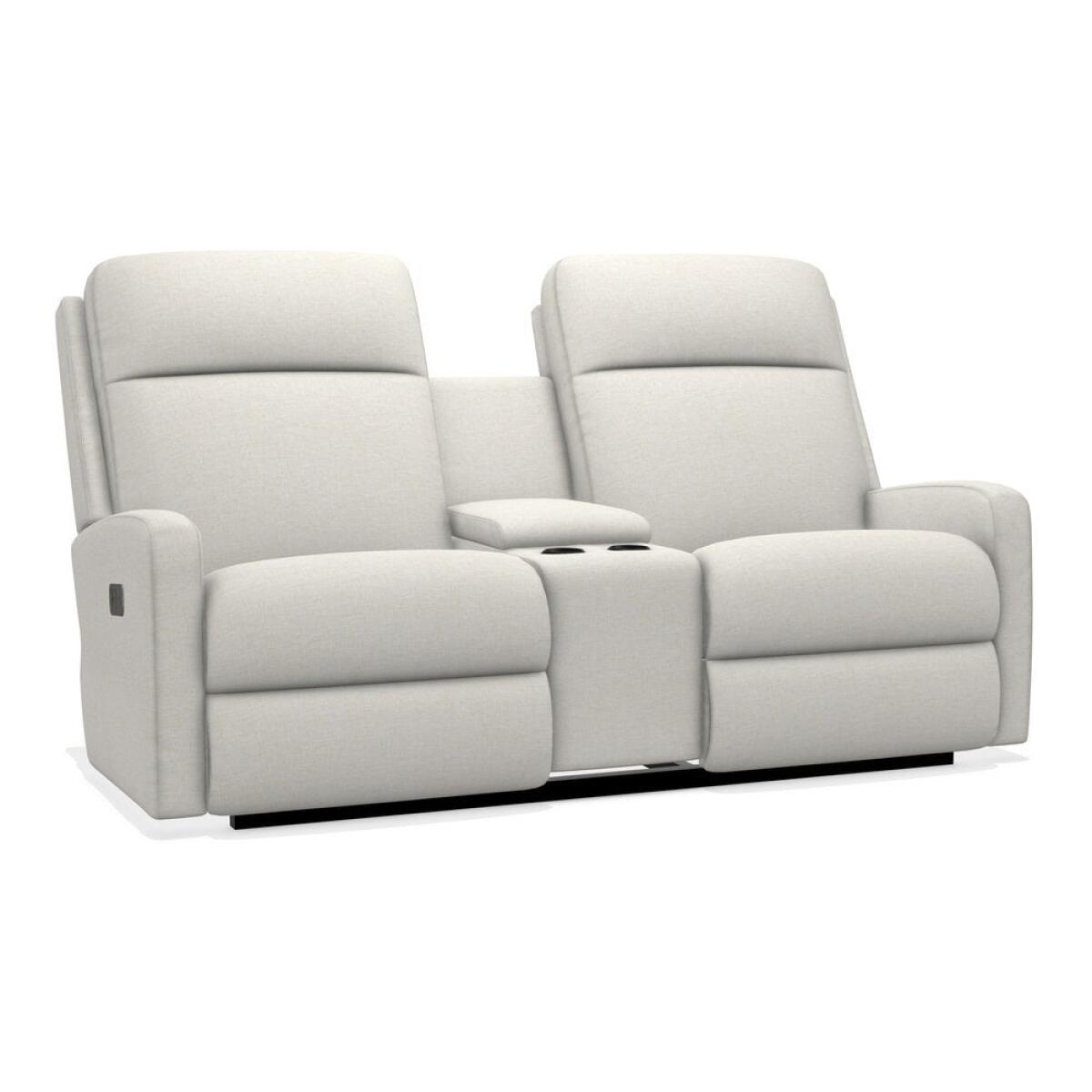 Finley Power Wall Reclining Loveseat w/ Console Headrest & Lumbar Finley Power Wall Reclining Loveseat w/ Console Headrest & Lumbar - Image 1