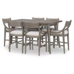 Greystone Pub Table in Ash Brown - Image 4