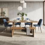 Maddox Upholstered Chair- Blueberry - Image 3