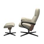 Stressless® Consul (L) Cross Base Recliner with Ottoman - Image 2