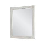 Summer Camp Gray Mirror White Finish