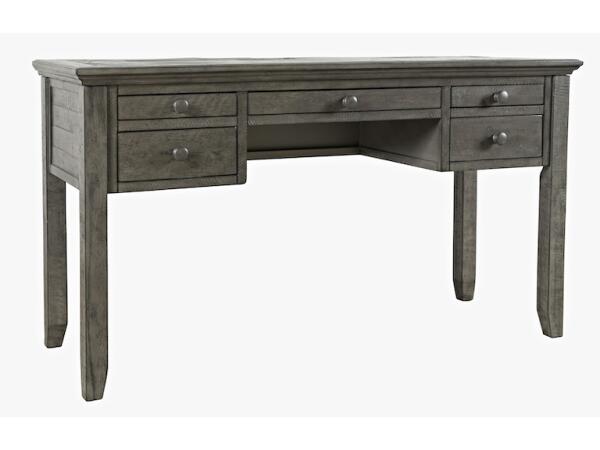 Rustic Shores - Stone Power Desk With 5 Drawers - Image 2
