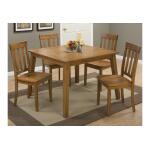 Simplicity Slat Back Side Chair Honey Finish - Image 4