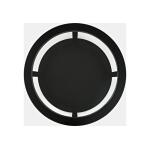 Urban Icon Round Castered Cocktail Table Black - Image 6