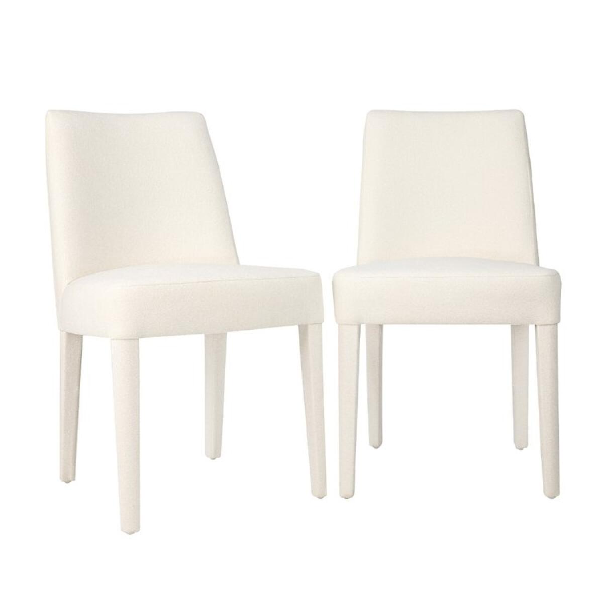 Wilson Upholstered Dining Chair- Cream Wilson Upholstered Dining Chair- Cream - Image 1