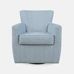 Harper Swivel Accent Chair- Sky