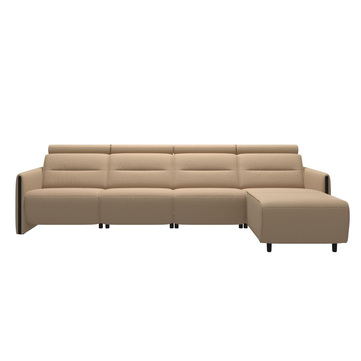 b2bd8d592eac2512f91b8e441697bdfa Stressless® Emily Wood 3 seater Power left with Long Seat (M) - Image 1