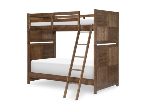 Summer Camp Twin Bunk Bed in Brown Beds Legacy Classic Kids