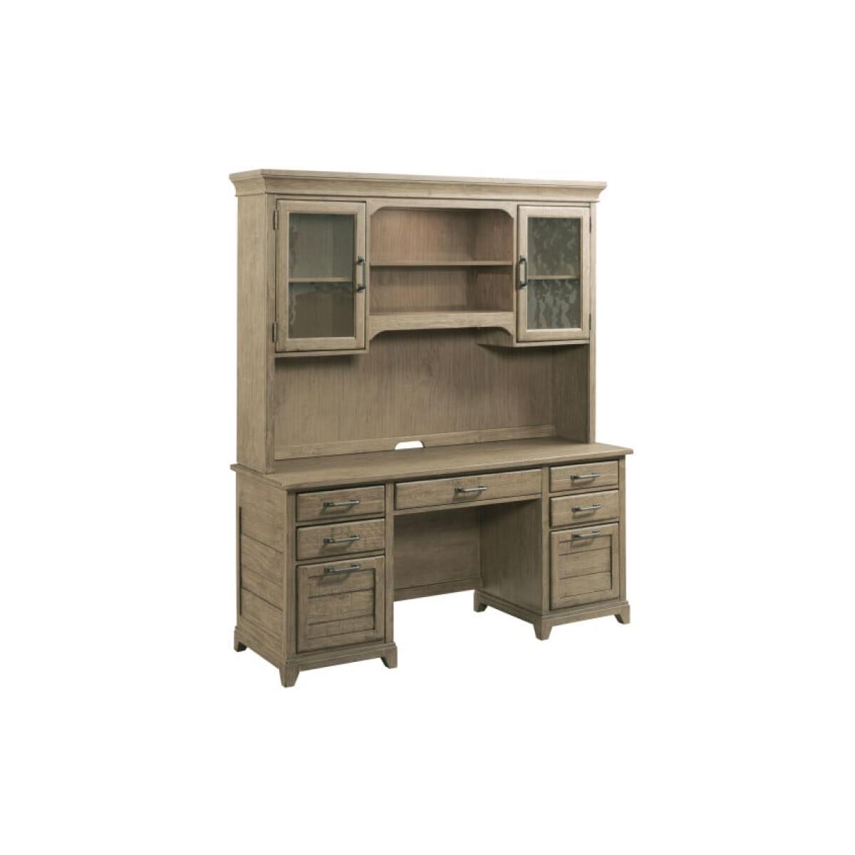 Plank Road Farmstead Executive Credenza/Hutch – Complete Plank Road Farmstead Executive Credenza/Hutch – Complete - Image 1