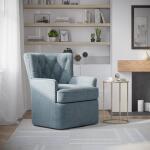 Bryson Swivel Accent Chair Bryson Blue - Image 7