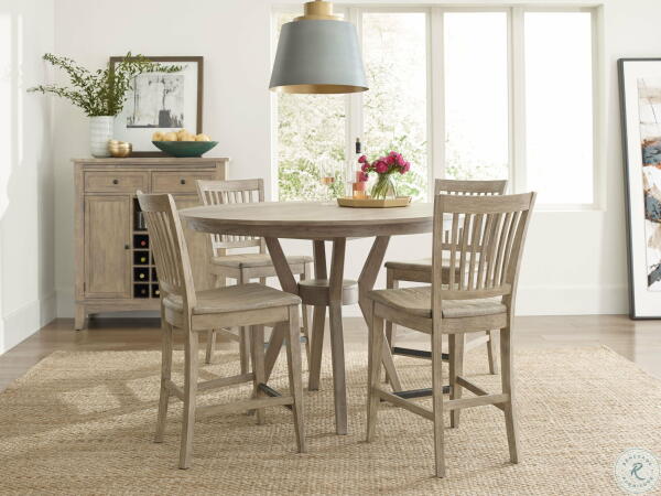 The Nook 54" Round Counter Height Dining Table Complete - Image 2