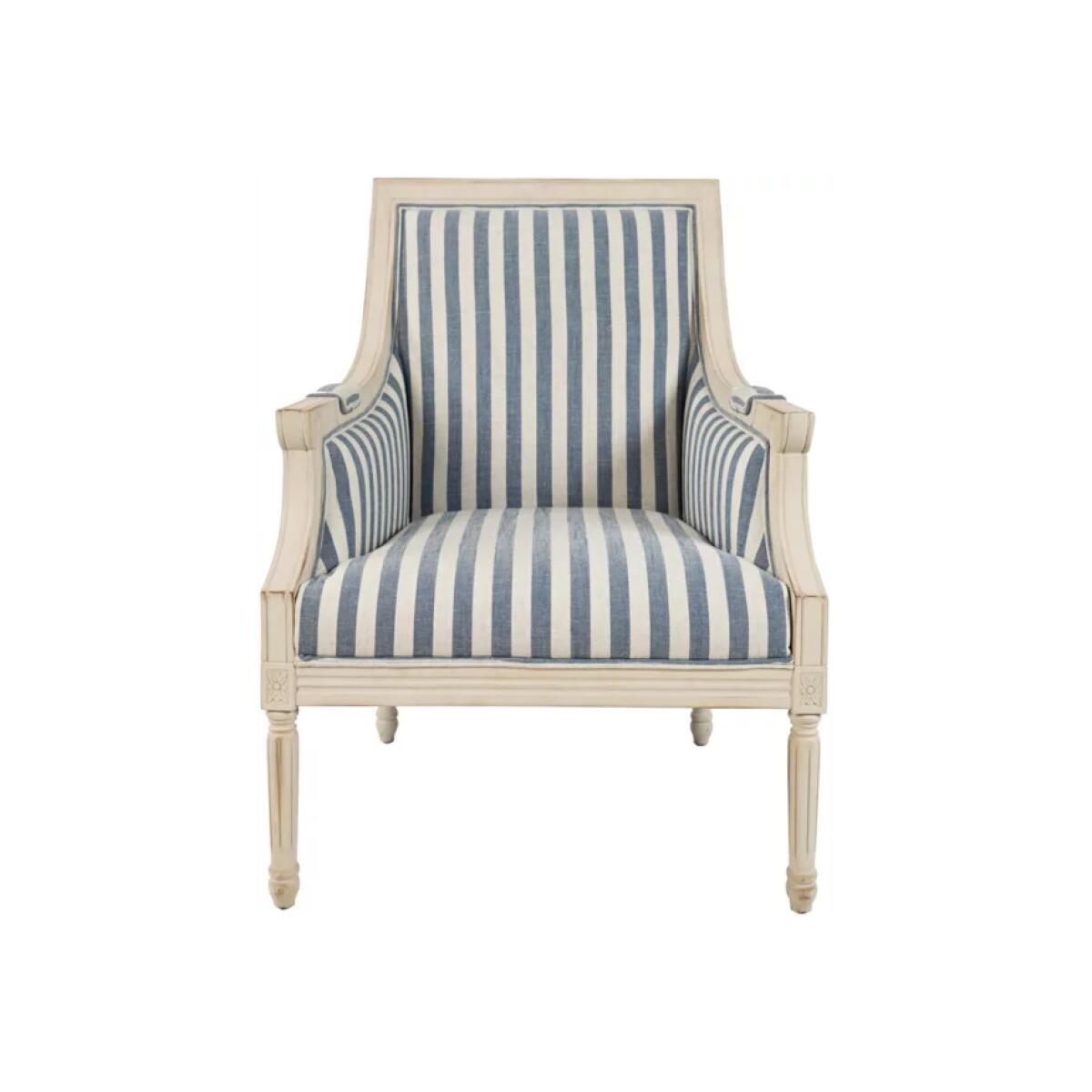 Mckenna Chair Bluestripe Mckenna Chair Bluestripe - Image 1
