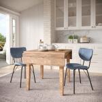 Owen Upholstered Chair- Blue - Image 3
