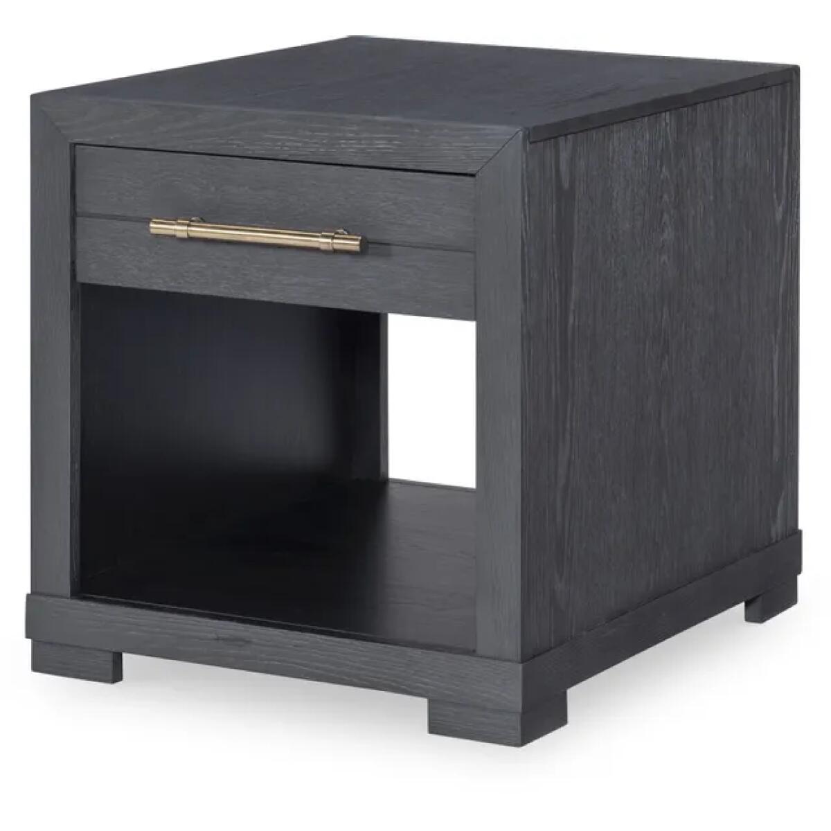 Westwood Charred Oak Square End Table Westwood Charred Oak Square End Table - Image 1