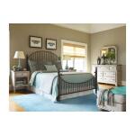 Weatherford – Cornsilk Catlins Queen Metal Bed - Image 2