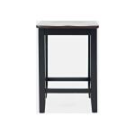 Asbury Park Backless Saddle Stool Black
