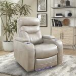 Origin Linen Power Home Theater Recliner - Image 3