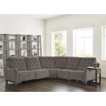 Chelsea Willow Brown Power 5 Piece Reclining Sectional - Image 3