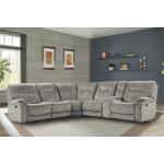 Cooper Shadow Natural 6 Piece Reclining Sectional - Image 4