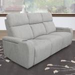 Bisque Power Drop Down Console Sofa - Image 7